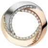 Anhänger aus 585 Gelbgold vergoldet 17,3mm mit 39 Brillanten 0,2 Ct