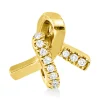 Anhänger aus 750 Gold Gelbgold 11 Brillanten 0,03ct TW-SI 8,4x8,9mm