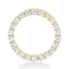 Anhänger aus 750 Gold Gelbgold 22 Brillanten 1,61ct TW-VSI/SI 22x21,9mm