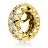 Anhänger aus 585 Gold Gelbgold 18 Brillanten 0,19ct W-SI/PI Ø10,5mm