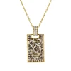 Anhänger aus 750 Gold Gelbgold 146 Diamanten 1,16ct 30,7x14,6mm