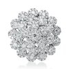 Anhänger aus 750 Gold Weißgold 251 Brillanten 0,85ct F-VSI 17,2x17,2mm