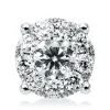 Anhänger aus 750 Gold Weißgold 10 Brillanten 0,35ct F-VSI 6,7x6,7mm