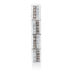 Anhänger aus 750 Gold Weißgold 78 Diamanten 1,3ct F-SI 31,3x5mm