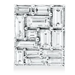 Anhänger aus 750 Gold Weißgold 14 Diamanten 0,86ct TW-VSI 11x9mm