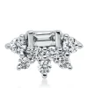 Anhänger aus 585 Gold Weißgold 8 Diamanten 0,17ct 5,5x8,8mm