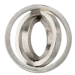 Anhänger aus 950 Platin ein Ring eingelegt im Anderen für Damen