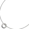 Anhänger durchbrochener Kreis Diamanten 0.06Ct W/SI Brillanten 950 Platin