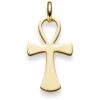 Anhänger ägyptisches Kreuz Ankh Leben & Wiedergeburt 750 Gold Gelbgold 31x15mm