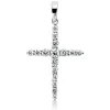Anhänger Kreuz aus 750 Weißgold 16 Brillanten 0,28ct TW-SI 21,9x13,8mm mit Öse