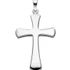 Anhänger Kreuz Kreuzanhänger Silberkreuz 31,1x18,9mm aus echtem 925 Silber
