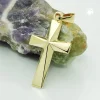 Anhänger Kreuz 21x13mm Mitte winklig ausgeformt 9Kt 375 Gold Gelbgold glänzend