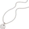 Anhänger 9,5mm mit 29 Diamanten 0.34Ct Brillanten 585 Gold Weißgold rund