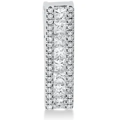 Anhänger Rechteck aus 750 Gold Weißgold 44 Diamanten 0,69ct 19,2x5mm