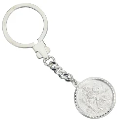 Anhänger Schlüsselanhänger Christopherus 925 Echt Silber Unisex