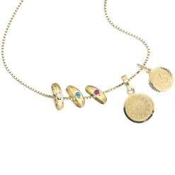 Anhänger Uhr Taufuhr ohne Zeiger aus 333 Gold Gelbgold für Kinder