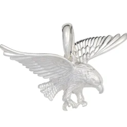 Anhänger 38,4x20,1mm Adler aus 925 Echt Silber Silberanhänger Halsschmuck