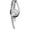 Anhänger 9,9x29,3mm aus Perle & Diamanten 0.04Ct Brillanten 585 Weißgold