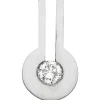 Anhänger 6,4x11,9mm aus 950 Platin mit Diamant Brillant 0,10ct