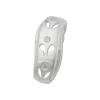 Anhänger 19x8mm aus 925 Silber matt Rand glänzend mit Zirkonia Damen