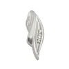 Anhänger 20x6mm Blatt mit weißen Zirkonia 925 Silber Halsschmuck für Damen