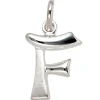 Anhänger 10,5x15,1mm Buchstabe F aus 925 Silber glänzend teilmattiert Unisex