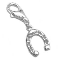 Anhänger 9x8mm Charm Charms Einhänger Hufeisen 925 Silber Damen Silberanhänger