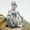 Anhänger 16x12mm Einhänger Charm Sternzeichen Wassermann 925 Silber Damen