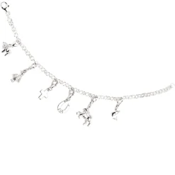 Anhänger 15,6x14,2mm Einhänger Pferd Charm aus 925 Silber rhodiniert Damen