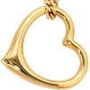 Anhänger 12,4x11,6mm Goldanhänger Herz aus echtem 585 Gold Gelbgold Damen