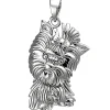 Anhänger 14,1x21,5mm Hund West Highland White Terrier aus 925 Silber rhodiniert