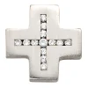 Anhänger 14,5x14,5mm Kreuz mit Diamanten 0.2Ct W/SI 950 Platin Platinanhänger