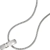 Anhänger 4,4x15,7mm mit Diamant Brillant 0,10 Ct 585 Gold Weißgold Damen