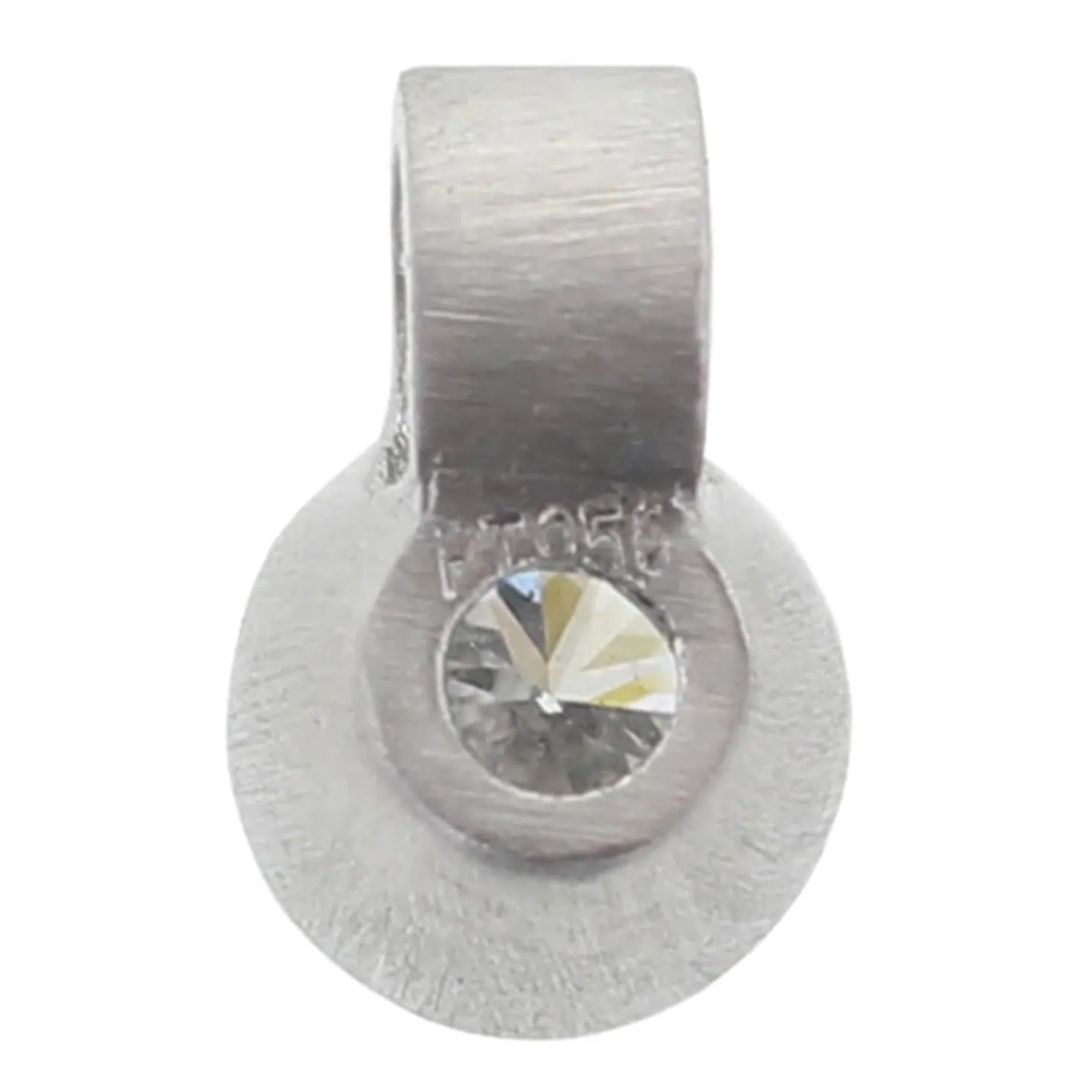 Anhänger 4,5x7,3mm mit Diamant 0.12Ct Brillant 950 Platin Solitäranhänger