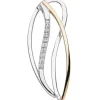Anhänger 12,5x30,3mm mit weißen Zirkonia 333 Gold Weißgold Gelbgold Damen