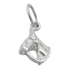 Anhänger 14x10mm Pferd Pferdekopf aus 925 Sterling Silber Kettenanhänger Kinder