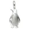 Anhänger 6,8x16,7mm Pinguin aus echtem 925 Silber Kettenanhänger Kinder