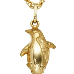 Anhänger 10,3x16,6mm Pinguin aus 333 Gold Gelbgold glänzend