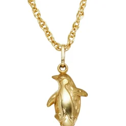 Anhänger 10,3x16,6mm Pinguin aus 333 Gold Gelbgold glänzend