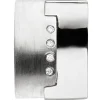 Anhänger 11,3x15,1mm 950 Platin 4 Brillanten 0,03ct W/SI Halschmuck rechteckig