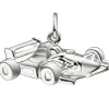 Anhänger 25,9x12,7mm Rennwagen Sportwagen Formula1 925 Silber anhänger