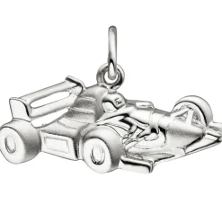 Anhänger 25,9x12,7mm Rennwagen Sportwagen Formula1 925 Silber anhänger