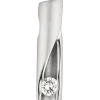 Anhänger 4,5x17,7mm Röhrchen mit Diamant 0.11Ct Brillant 950 Platin