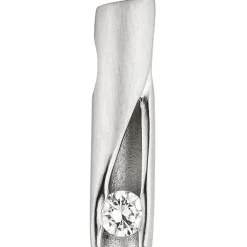 Anhänger 4,5x17,7mm Röhrchen mit Diamant 0.11Ct Brillant 950 Platin