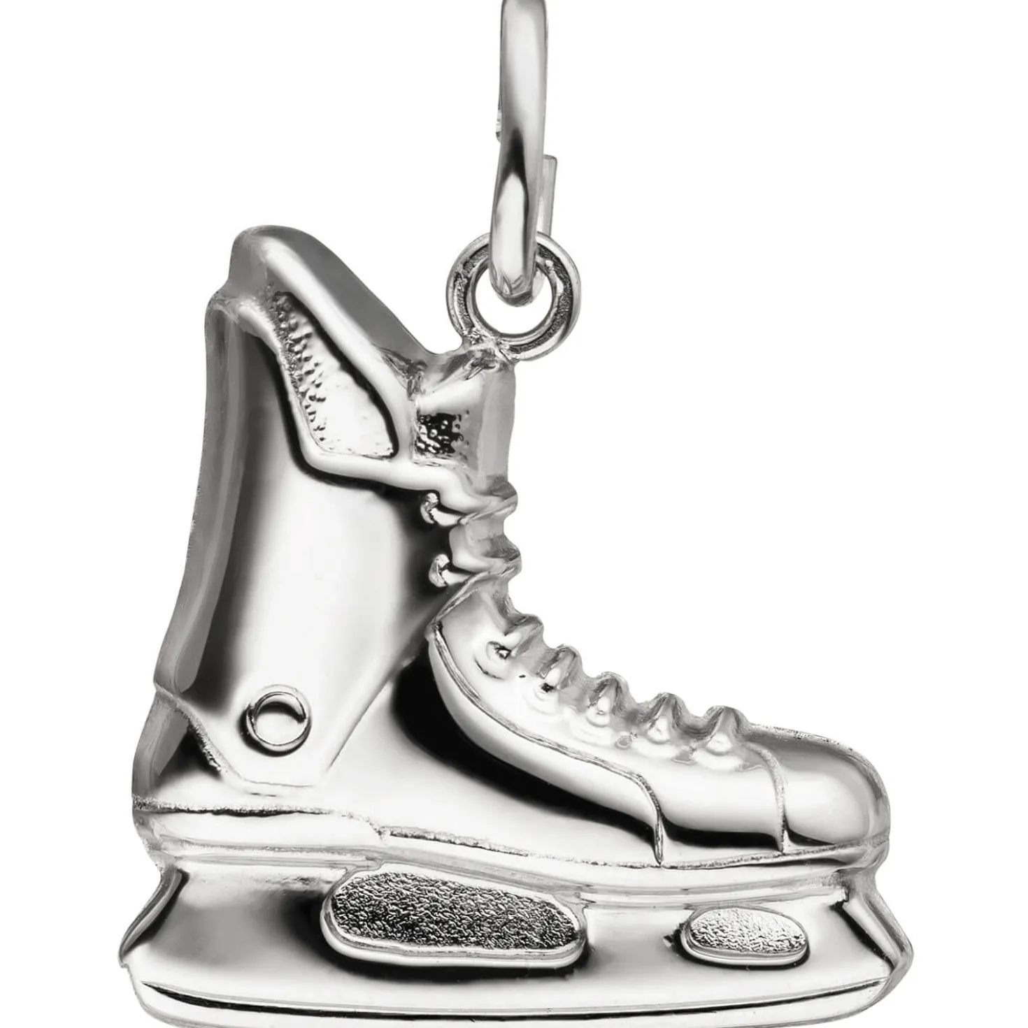 Anhänger 16,4x16,9mm Schlittschuh Hockeyschuh aus 925 Silber rhodiniert