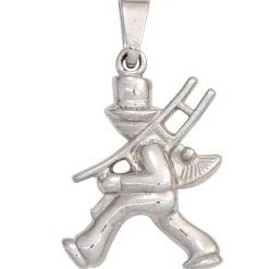 Anhänger 17x20,7mm Schornsteinfeger mit Leiter 925 Silber Silberanhänger Kinder
