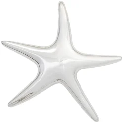 Anhänger 26x23,8mm Seestern Sternchen 925 Silber rhodiniert Silberanhänger Damen