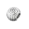 Anhänger 10x8mm Silberanhänger Perle-bead geschwärzt 925 Silber Damen
