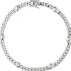 Armband Armkette 6 Diamanten 0.3Ct Brillanten 585 Gold Weißgold 19cm
