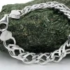 Armband Armkette Doppelpanzer aus Echt Silber 925, 21cm